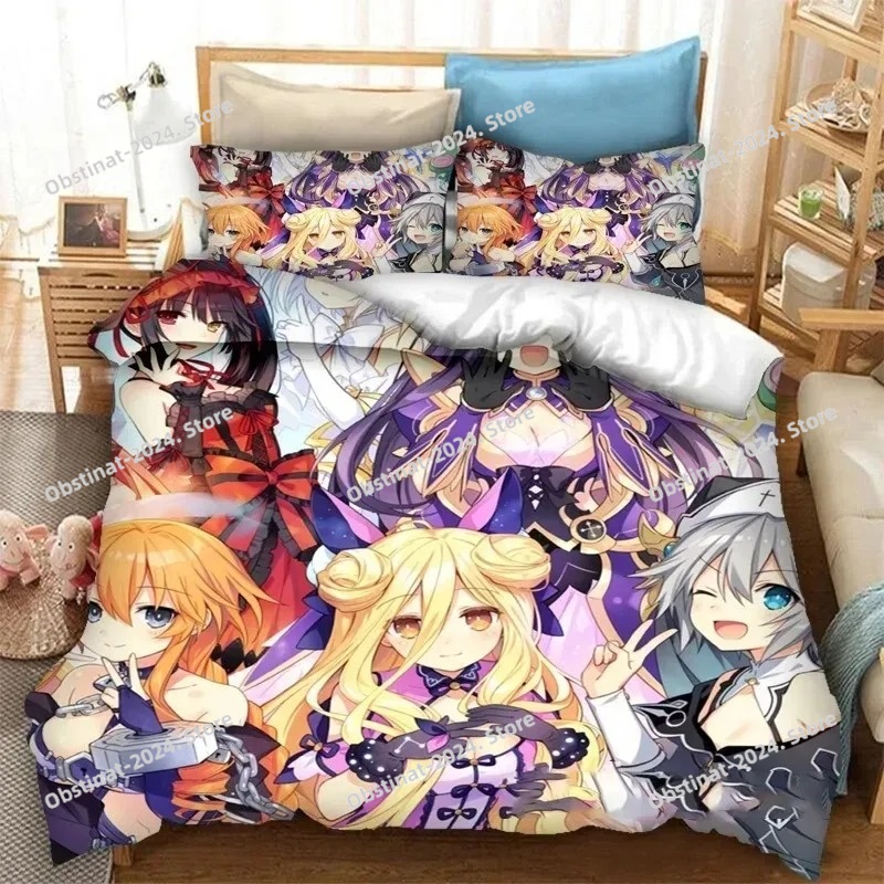 Home Textiles Classic Fashion - Conjunto de Cama Anime Date A