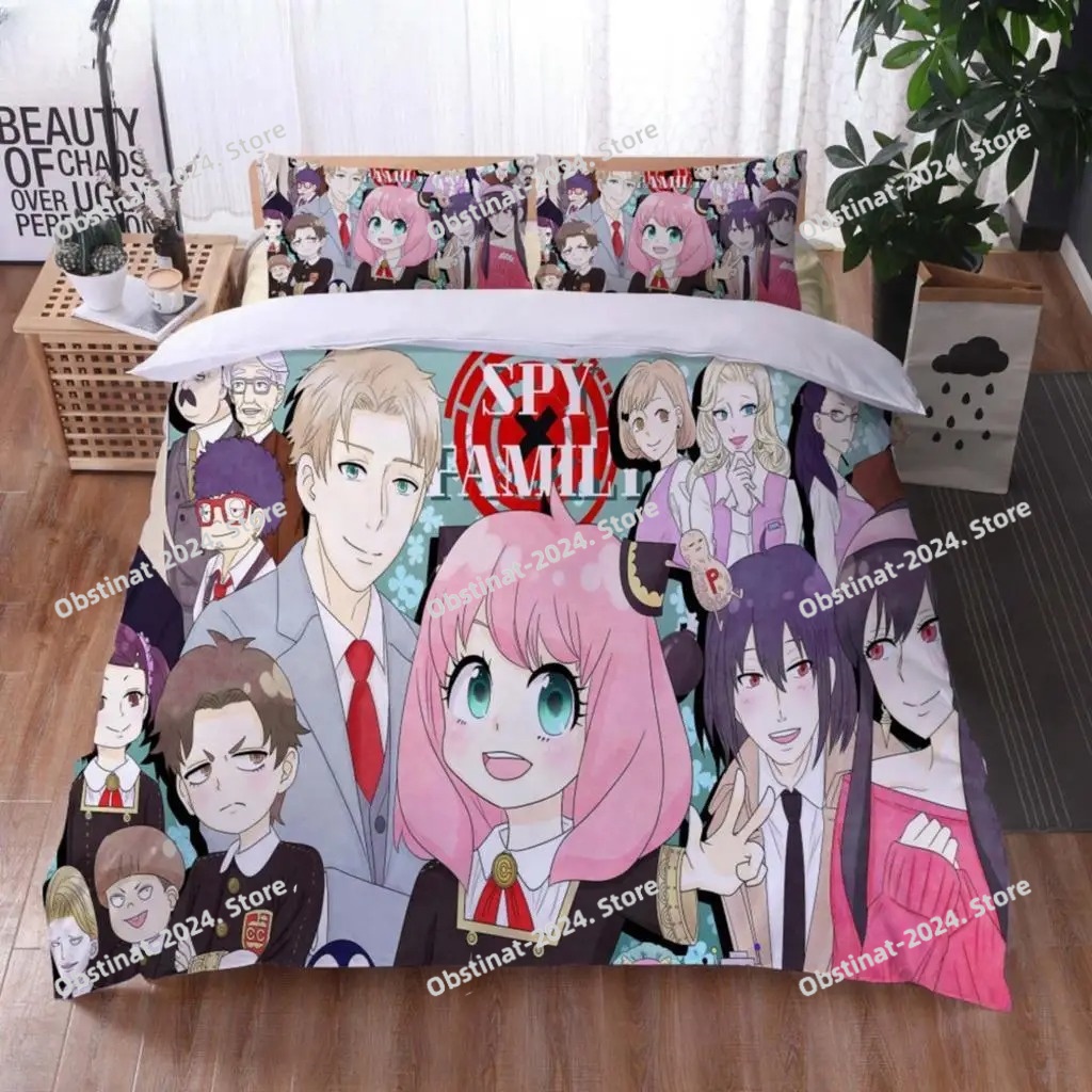 Home Textiles Classic Fashion - Impressão 3d anime spyxfamily conjunto de