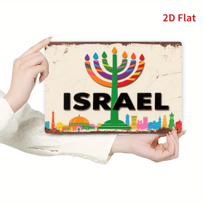 Home & Hotel Textiles Private Limited - CIFBUY Placa de Metal Rústica Vintage