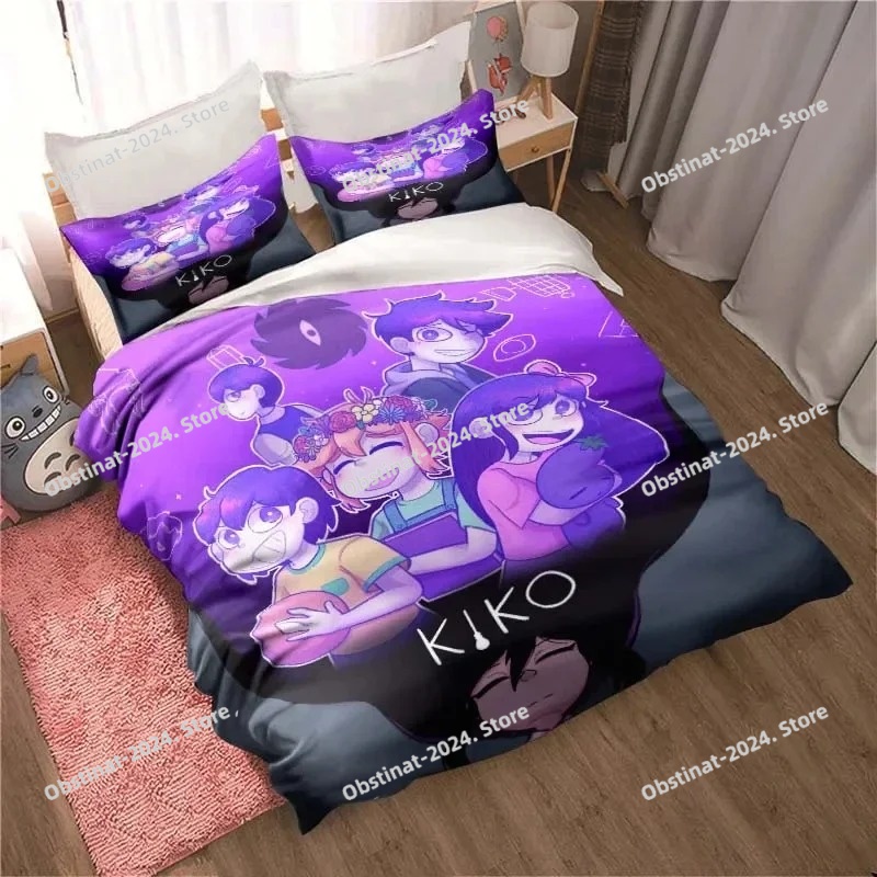 Home Textiles Classic Fashion - Moda 3d impresso anime omori conjunto
