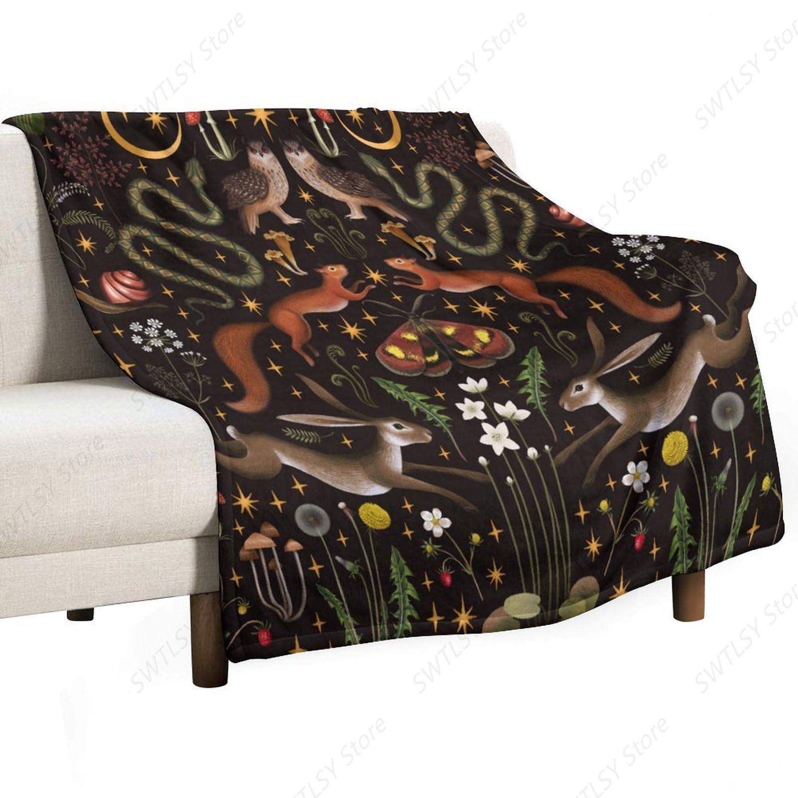 Home Landing Textiles - Cobertor rústico de floresta, conto de
