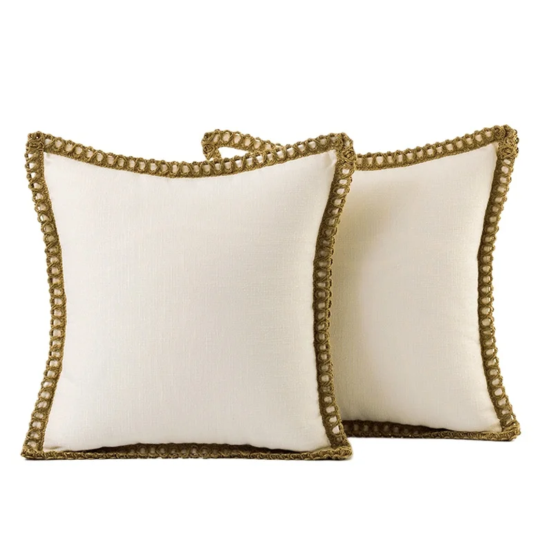 Pillow Cover 20X20 - Capa de almofada de linho de