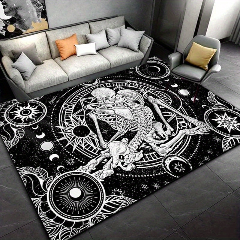 Home Textiles Designer - Tapete de dança de esqueleto elegante