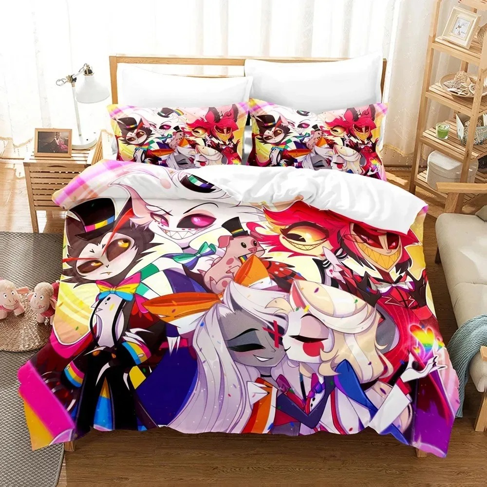 Conjunto de Cama Hazbin Hotel  - Home Textiles Classic Fashion avaliação e preço