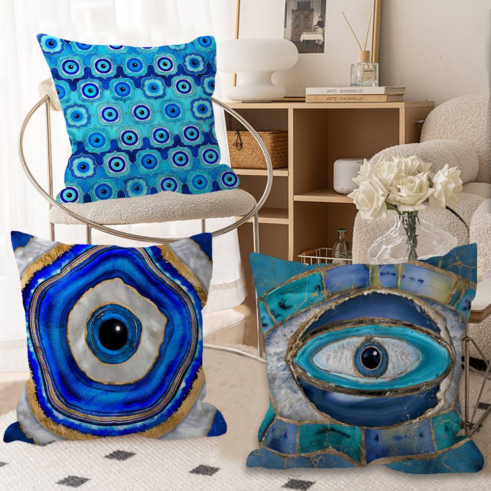 Capa de Almofada Olho Turco Az - Home Textiles Turkey avaliação e preço