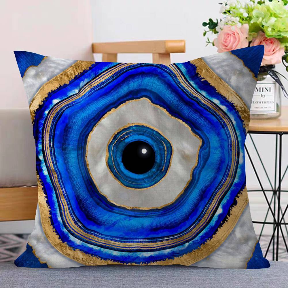 Capa de Almofada Olho Turco Az - Home Textiles Turkey avaliação e preço