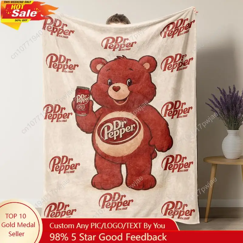 Dr pimenta urso flanela lance  - Home Textiles Throw avaliação e preço