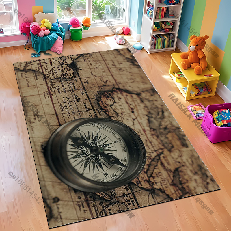 Tapete com design de bússola p - Home Textiles Designer avaliação e preço