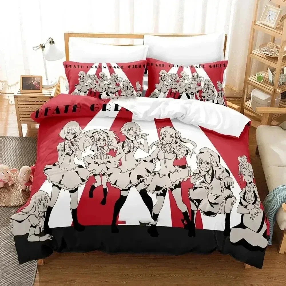 Anime zumbi land saga conjunto - Home Landing Textiles avaliação e preço