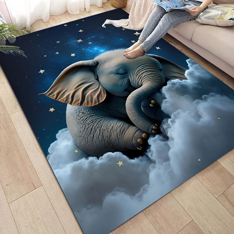 Tapete de elefante sonhador pa - Home Textiles Designer avaliação e preço